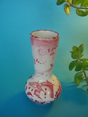 Ceramiche d-Arte di Albisola - Bomboniera in maiolica in stile "Antico Savona"